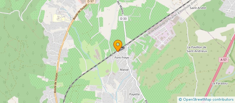 localisation de l'entreprise MONSIEUR PATRICK DITNER  LE LUC