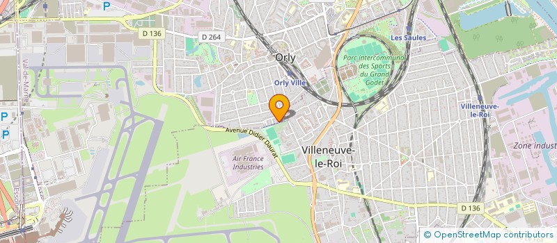 localisation de l'entreprise MONSIEUR PATRICK DJERIDI  ORLY