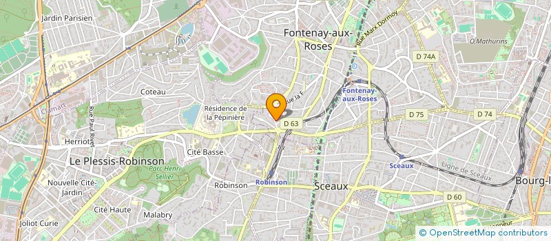 localisation de l'entreprise MONSIEUR PATRICK DO CURRAL à FONTENAY-AUX-ROSES