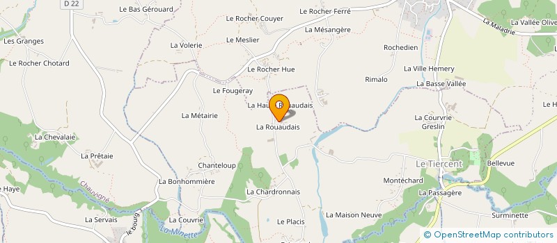 localisation de l'entreprise MONSIEUR PATRICK DOGUE à LE TIERCENT