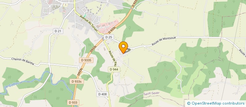 localisation de l'entreprise MONSIEUR PATRICK DOMINIQUE GILLES  SAINT-SEVER