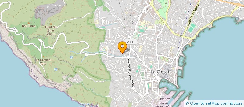 localisation de l'entreprise MONSIEUR PATRICK DONOYAN  LA CIOTAT