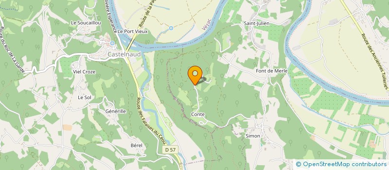 localisation de l'entreprise MONSIEUR PATRICK DORN  CENAC-ET-SAINT-JULIEN