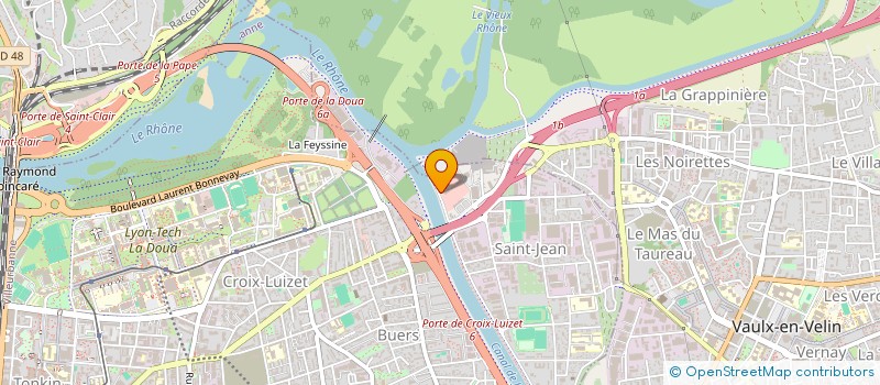 localisation de l'entreprise MONSIEUR PATRICK DORNIER  VILLEURBANNE