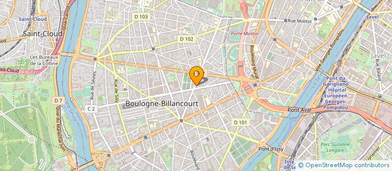 localisation de l'entreprise MONSIEUR PATRICK DOUIEB à BOULOGNE-BILLANCOURT