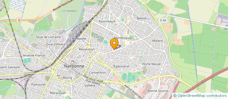 localisation de l'entreprise MONSIEUR PATRICK DOUMERC à NARBONNE