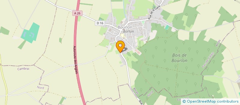 localisation de l'entreprise MONSIEUR PATRICK DOUVRY  BOURLON