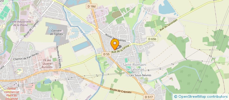 localisation de l'entreprise MONSIEUR PATRICK DOUZET  SAINT-ROMAIN-DE-JALIONAS