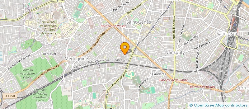 localisation de l'entreprise MONSIEUR PATRICK DRASCOU-POULOCH  TALENCE