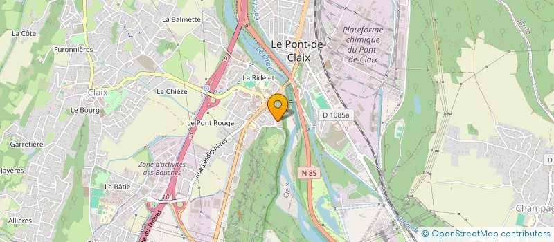 localisation de l'entreprise MONSIEUR PATRICK DREVET  CLAIX