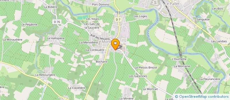 localisation de l'entreprise MONSIEUR PATRICK DROUET à MONNIERES