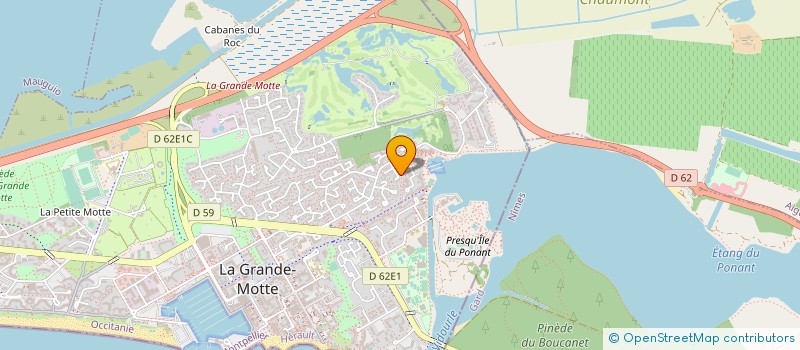 localisation de l'entreprise MONSIEUR PATRICK DROUILLET  LA GRANDE-MOTTE