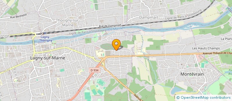 localisation de l'entreprise MONSIEUR PATRICK DROUIN  LAGNY-SUR-MARNE