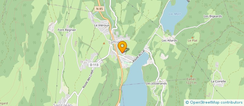 localisation de l'entreprise MONSIEUR PATRICK DROUOT  LAFFREY