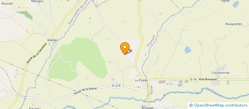 localisation de l'entreprise MONSIEUR PATRICK DU BOIS DE MAQUILLE  PUYMIROL