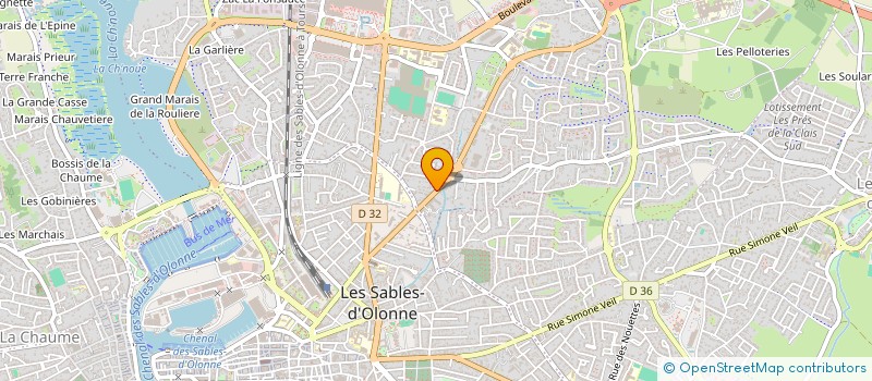 localisation de l'entreprise MONSIEUR PATRICK DU BOISBAUDRY à LES SABLES D'OLONNE