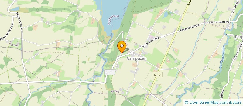localisation de l'entreprise MONSIEUR PATRICK DUBLANC  CAMPUZAN