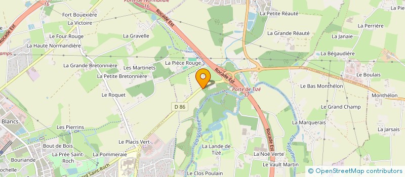 localisation de l'entreprise MONSIEUR PATRICK DUBOIS à THORIGNE-FOUILLARD