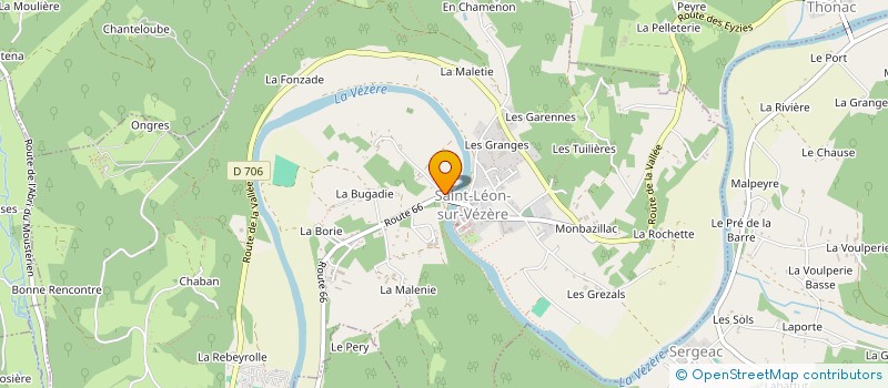 localisation de l'entreprise MONSIEUR PATRICK DUBOIS  SERGEAC