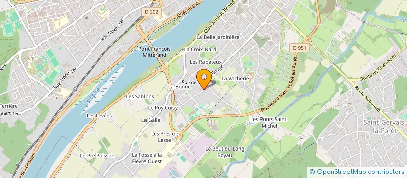 localisation de l'entreprise MONSIEUR PATRICK DUBOIS  SAINT-GERVAIS-LA-FORET