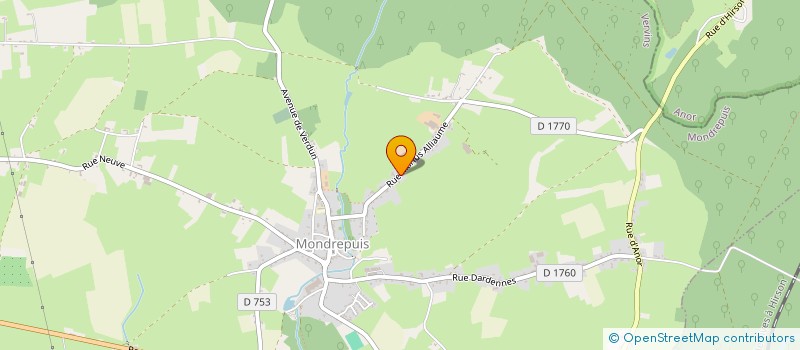 localisation de l'entreprise MONSIEUR PATRICK DUBOIS  MONDREPUIS