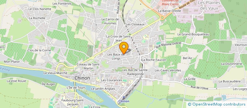 localisation de l'entreprise MONSIEUR PATRICK DUBOIS  CHINON