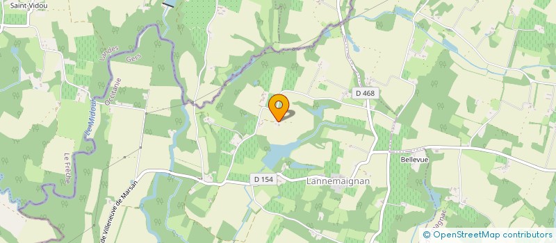 localisation de l'entreprise MONSIEUR PATRICK DUBOS  ESTANG