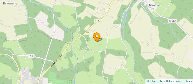 localisation de l'entreprise MONSIEUR PATRICK DUBOS  SAVIGNAC