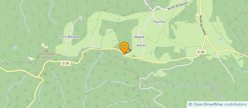 localisation de l'entreprise MONSIEUR PATRICK DUBOSC  VAOUR