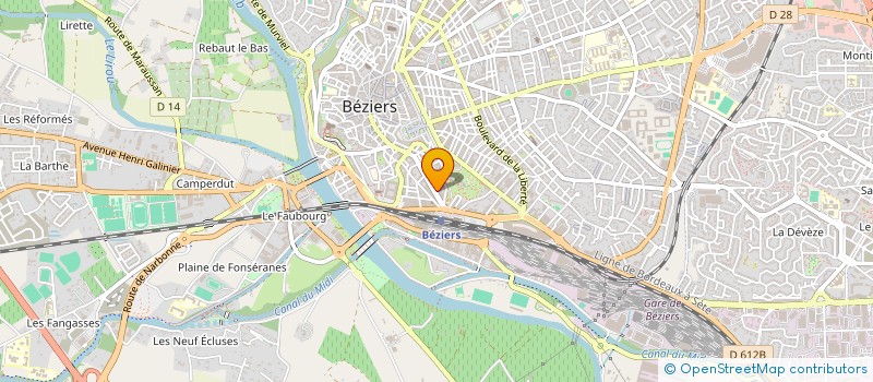 localisation de l'entreprise MONSIEUR PATRICK DUBOURGNOUX à BEZIERS