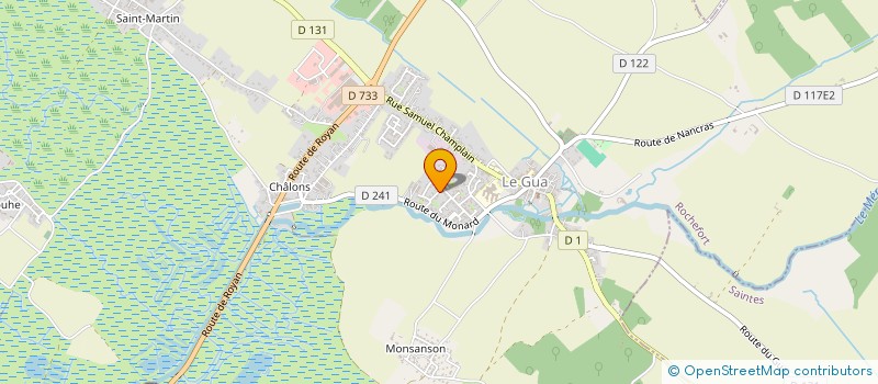 localisation de l'entreprise MONSIEUR PATRICK DUCHENE  LE GUA