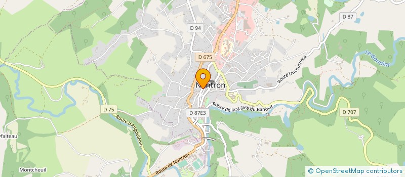 localisation de l'entreprise MONSIEUR PATRICK DUCONGE  LUSSAS-ET-NONTRONNEAU