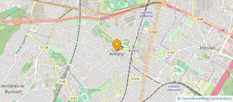 localisation de l'entreprise MONSIEUR PATRICK DUCOURET à ANTONY