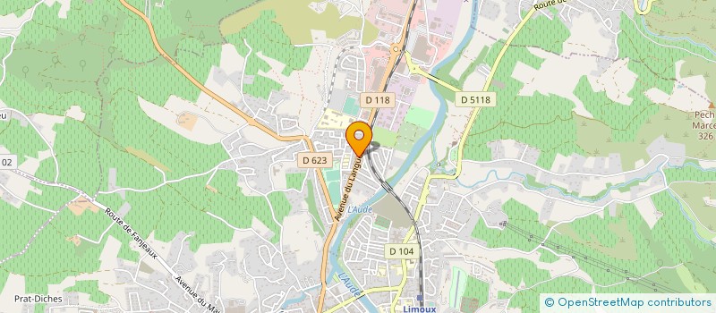 localisation de l'entreprise MONSIEUR PATRICK DUCROIX à LIMOUX