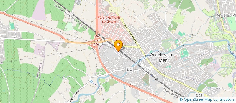 localisation de l'entreprise MONSIEUR PATRICK DUFOUR à ARGELES-SUR-MER