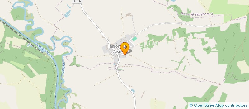 localisation de l'entreprise MONSIEUR PATRICK DUHAL  VOUZIERS