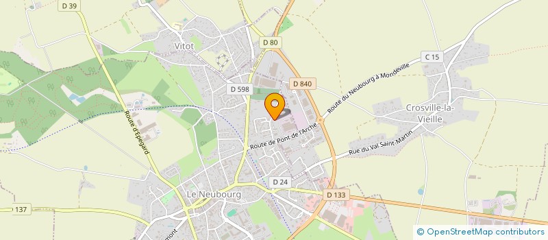 localisation de l'entreprise MONSIEUR PATRICK DUHAZE  LE NEUBOURG