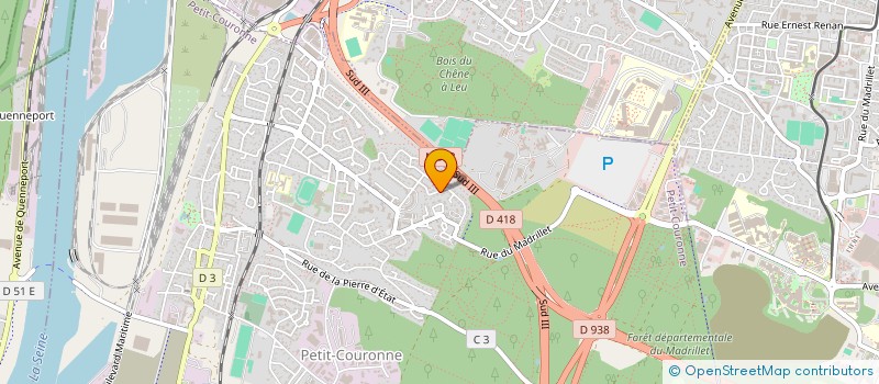 localisation de l'entreprise MONSIEUR PATRICK DUJARDIN  PETIT-COURONNE