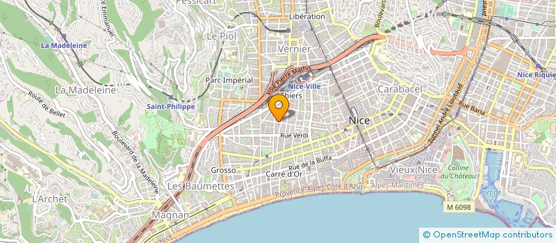 localisation de l'entreprise MONSIEUR PATRICK DULCHE à NICE