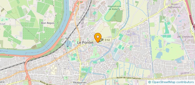 localisation de l'entreprise MONSIEUR PATRICK DUMAREAU  LE PONTET