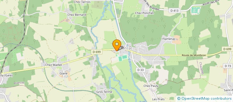 localisation de l'entreprise MONSIEUR PATRICK DUMAS  PRANZAC