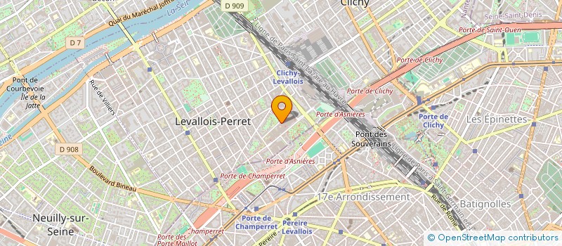 localisation de l'entreprise MONSIEUR PATRICK DUMAS à LEVALLOIS-PERRET