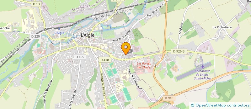 localisation de l'entreprise MONSIEUR PATRICK DUMESNIL à L'AIGLE