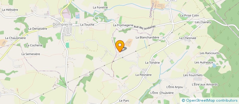 localisation de l'entreprise MONSIEUR PATRICK DUMESNIL à DOMFRONT-EN-POIRAIE