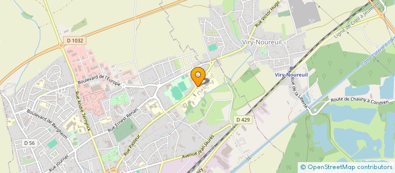 localisation de l'entreprise MONSIEUR PATRICK DUMONT à CHAUNY