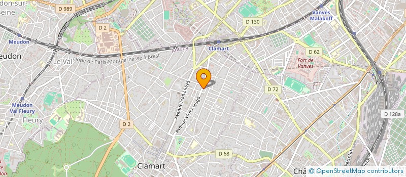 localisation de l'entreprise MONSIEUR PATRICK DUMONT à CLAMART