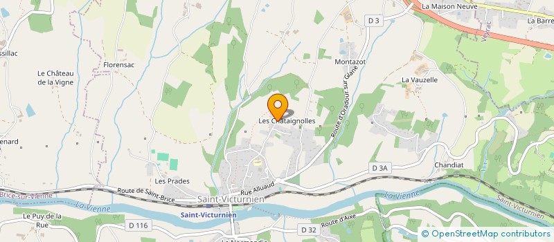 localisation de l'entreprise MONSIEUR PATRICK DUMONTET à SAINT-VICTURNIEN