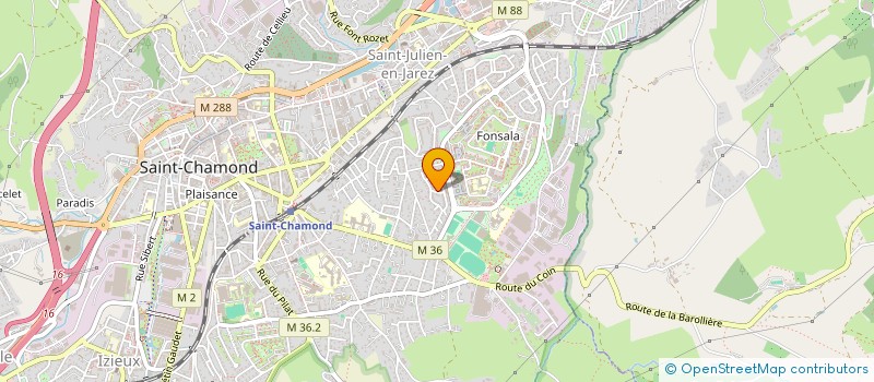 localisation de l'entreprise MONSIEUR PATRICK DUPIRE  SAINT-CHAMOND