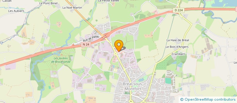 localisation de l'entreprise MONSIEUR PATRICK DUPONT  BREAL-SOUS-MONTFORT