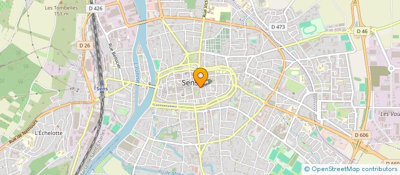localisation de l'entreprise MONSIEUR PATRICK DUPRE à SENS